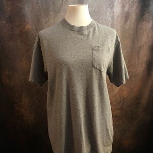 The Hundreds Men's Mini Bomb Speckled Grey Pocket Tee